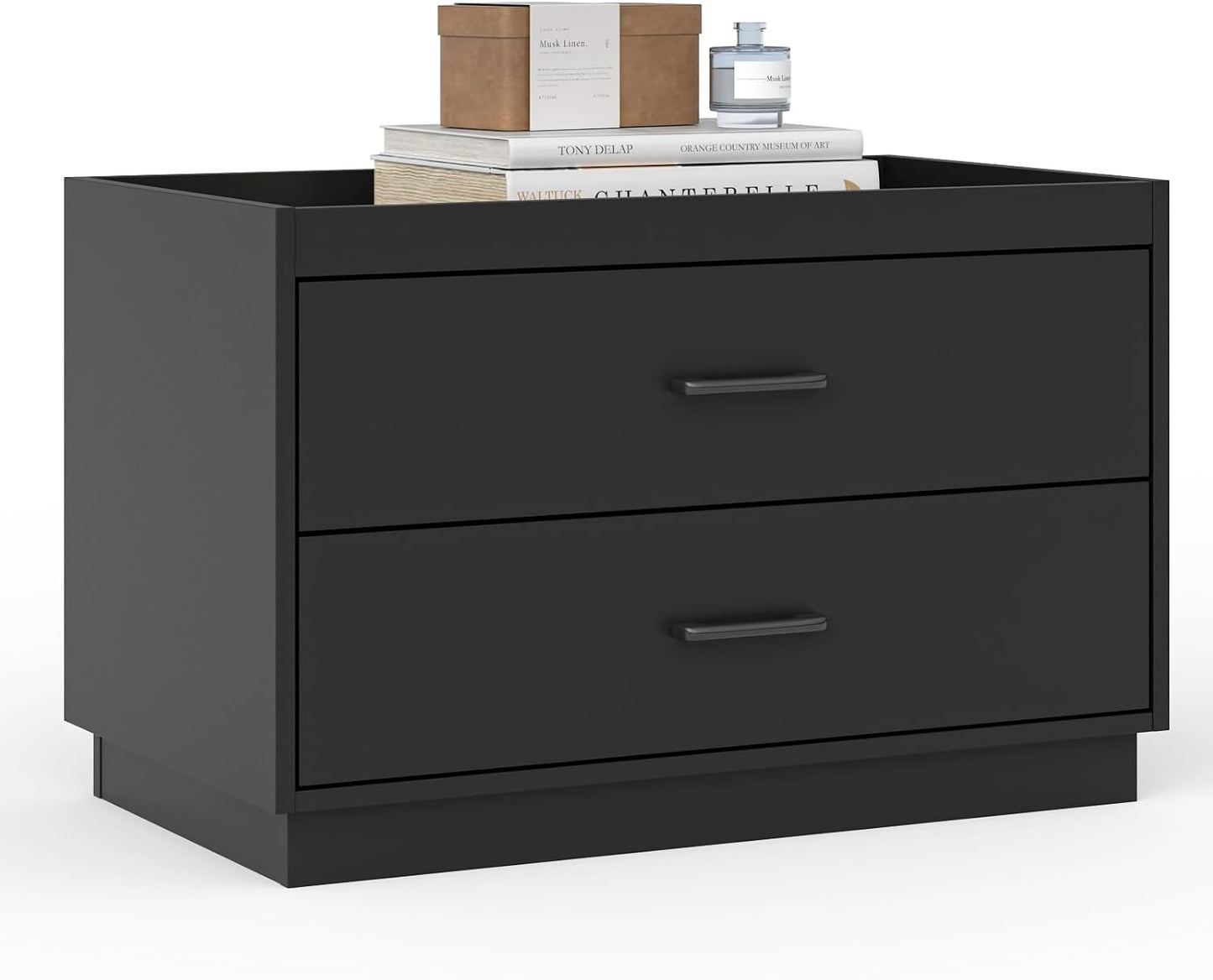 Stackable Storage Drawers, 28" Wide Storage Bins with 2 Drawers for Closet Organizers