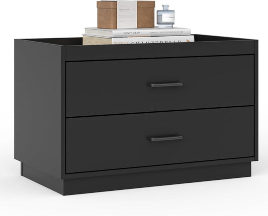 Stackable Storage Drawers, 28" Wide Storage Bins with 2 Drawers for Closet Organizers