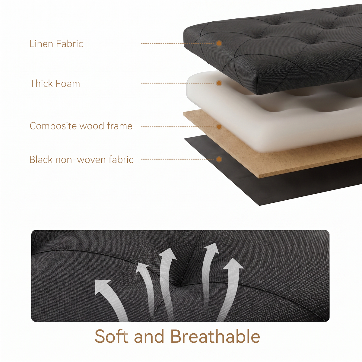 3 Piece L-Shape Storage Bench Set, Modern Modular Organizer Box
